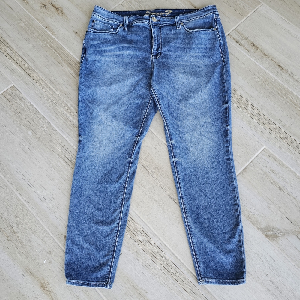 Seven7 Women's Denim Skinny Jeans Size 18 Non Distressed